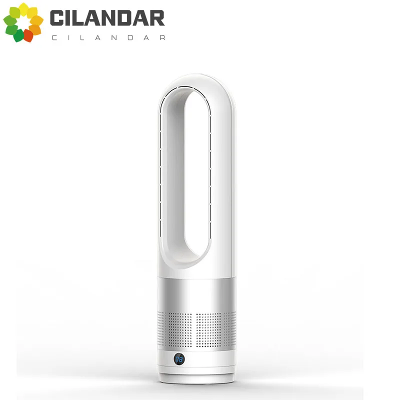 

18 inch remote control bladeless fan air circulation household desktop floor standing silent LED display electric fan 220V 110V