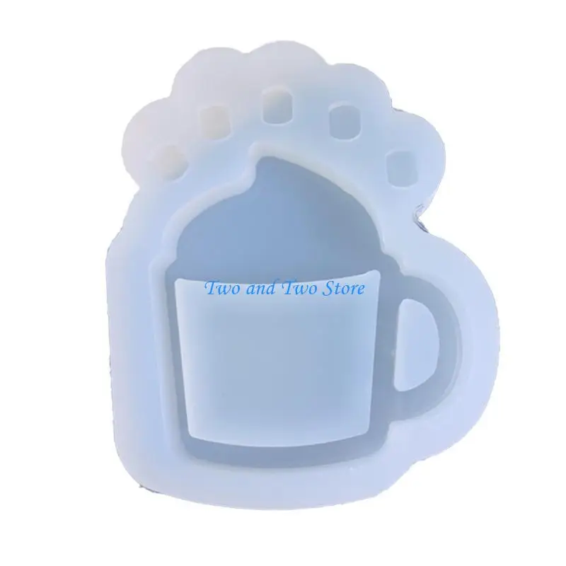 

HX6F Coffee Milk Teas Ice Cream Shaker Molds Unique Silicone Molds Drinking Glasses Silicone Molds Enduring
