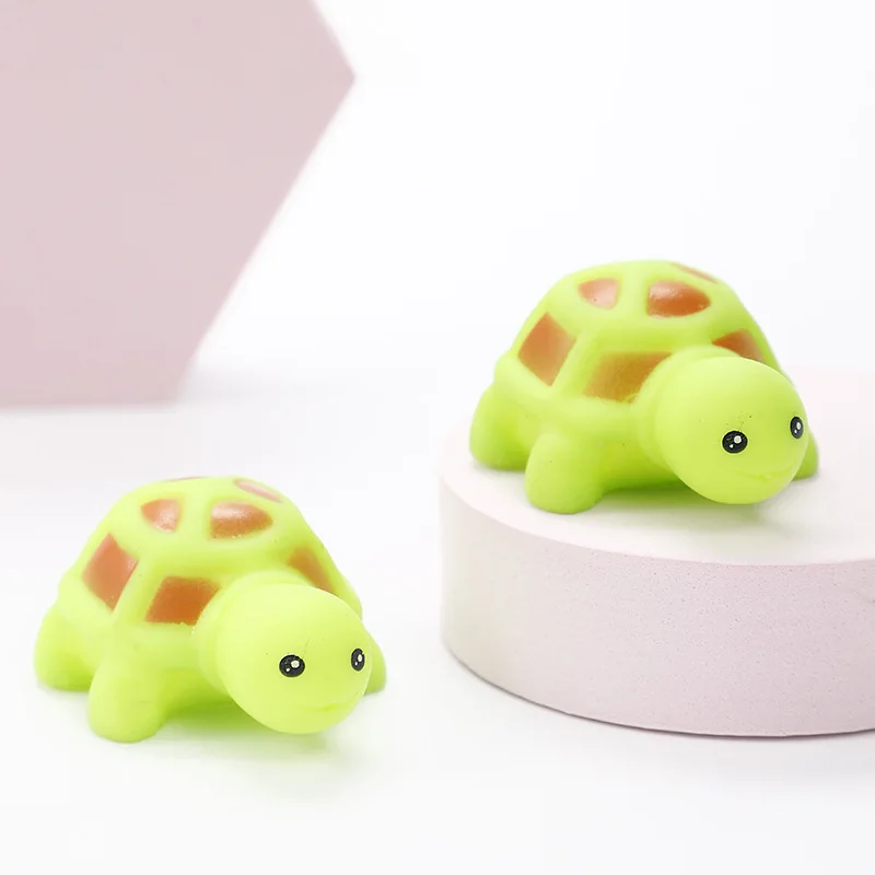 1Pc Small Turtle Squishy Toy. Novelty Slow Rising Stress Relief Decompression Toy. Soft Antistress Gift. - Detail 1