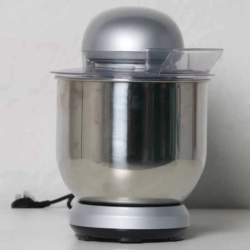 عرض الاستوديو المباشر SM-858 1800W 5L BS خلاط عجين الكيك الفضي