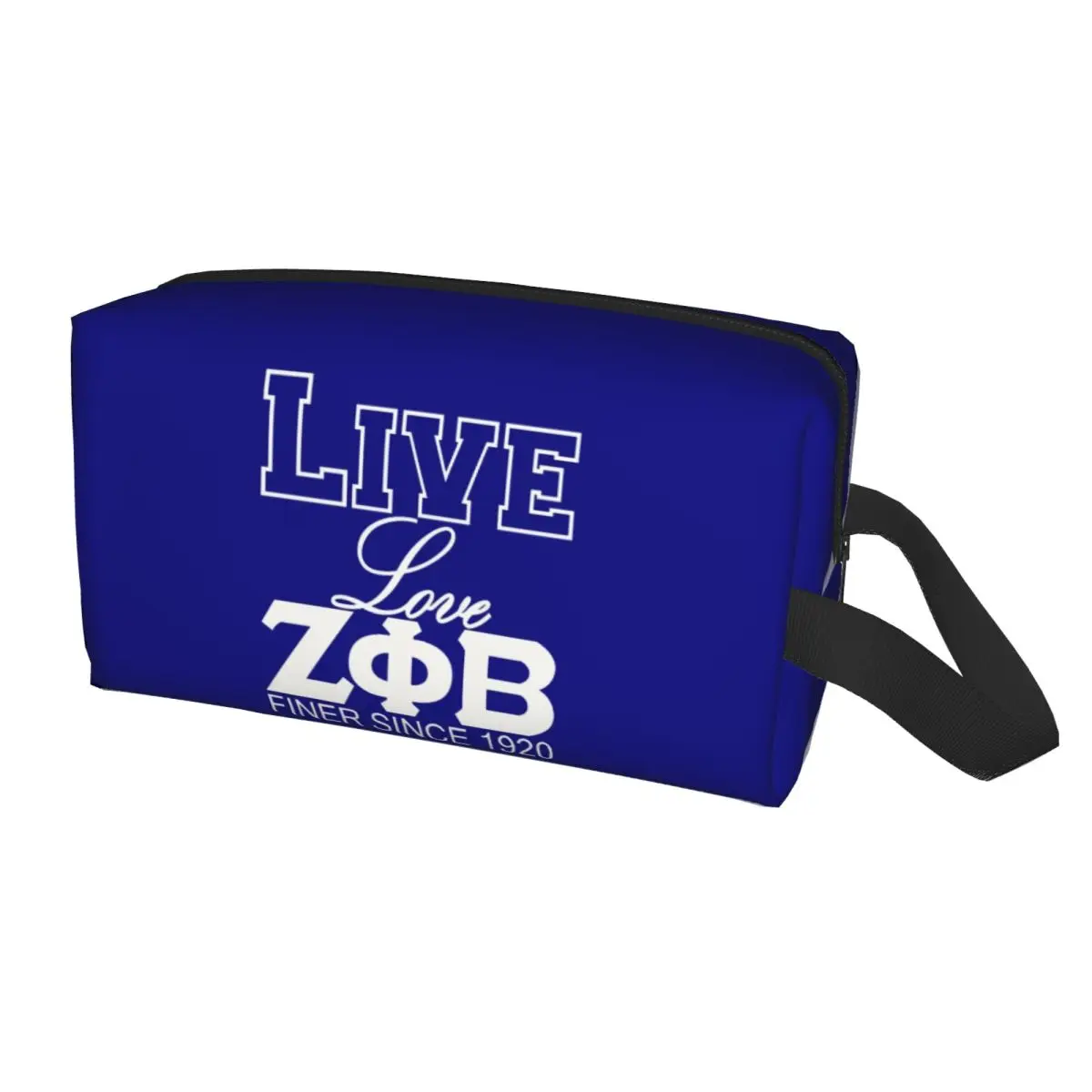 

Сумка для туалетных принадлежностей Zeta Phi Beta для путешествий Live Love ZPB 1920, органайзер для косметики с греческими буквами, чехол для хранения косметики Dopp Kit Case
