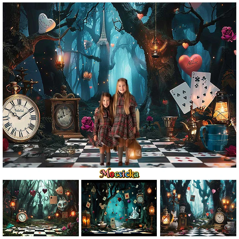 

Forest Solitaire Background Night Watch Retro Magic Soul Castle Adult Portrait Decoration Photography Backdrop Fond Photo Studio