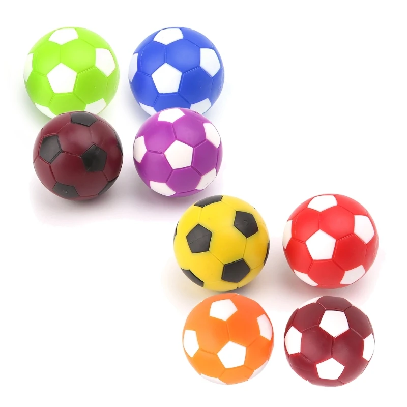 8Pcs 36mm 1.4In Table Soccer Ball Fussball Indoor Game Foosball Football Machine Parts Kid Child Puzzle Toy Accessories