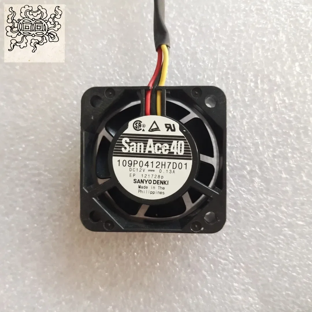 

Ltsf For Sanyo Denki 109P0412H7D01 DC 12V 0.13A 40x40x15mm 3-Wire Server Cooling Fan