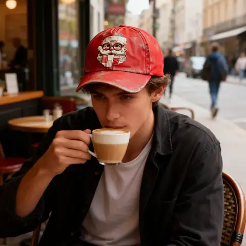 Merry Christmas Red Baseball Hat Women Twill Headwear Print Soft Sun Protection Ball Hats For Men Holiday Golf Christmas Gifts