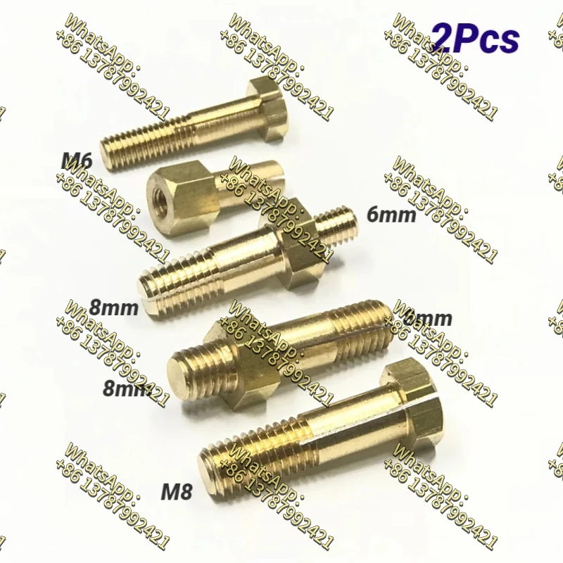 2pcs Vacuum machine packaging  copper screws bolts  Sealing Bar Brass Screw bolt  8mm M6 M8
