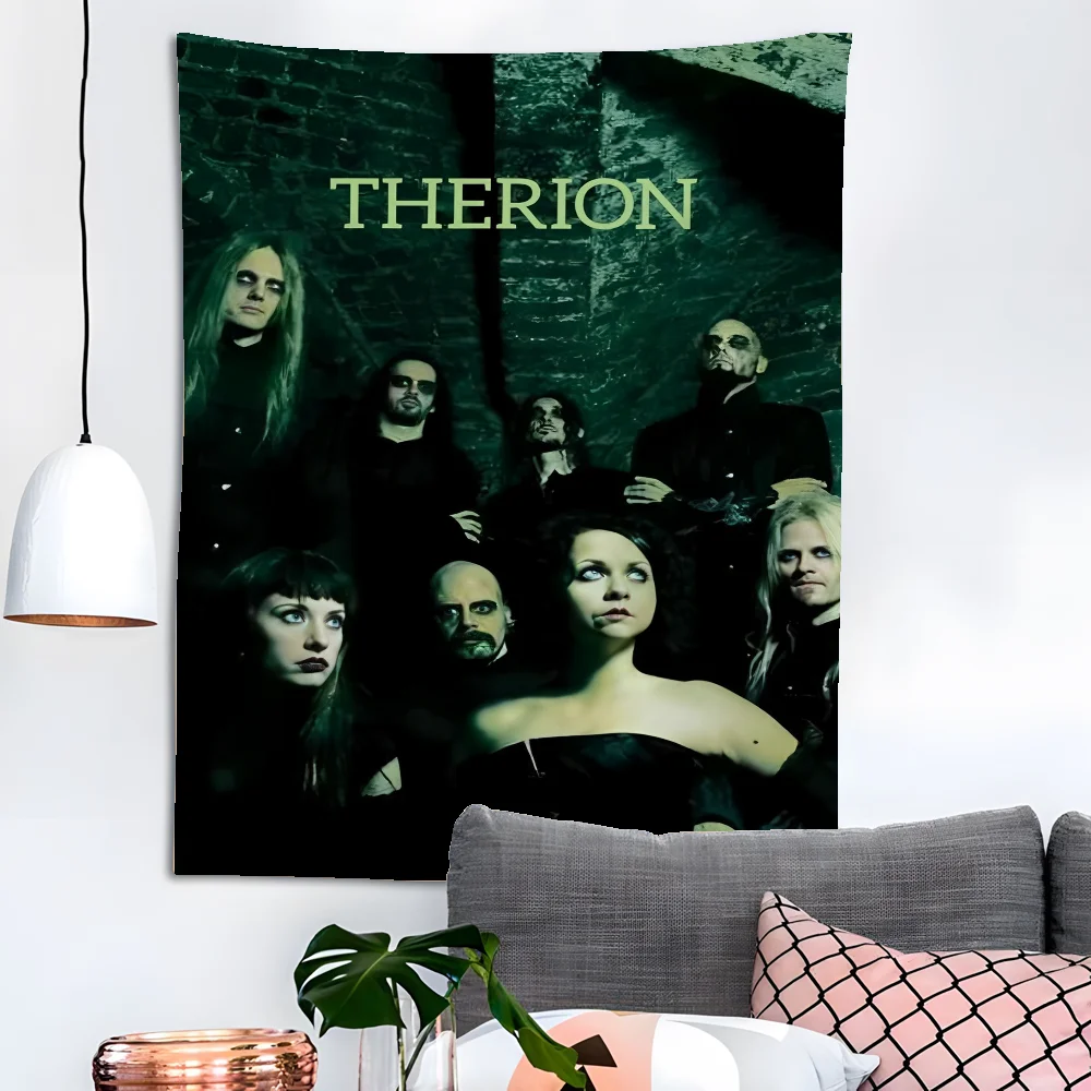 

Swedish Symphonic Metal Band T-theriohS Tapestry Home Decoration Tapestry, Wall Hanging For Bedroom Living Room Gift