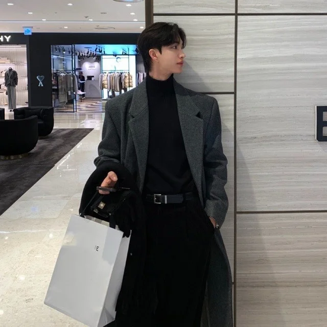 

Мужское зимнее пальто-тренч из хлопка с удлиненным рукавом, на флисовой подкладке, камуфляжное, элегантное, итальянское, с поясом, зеленое, хит продаж, стильное