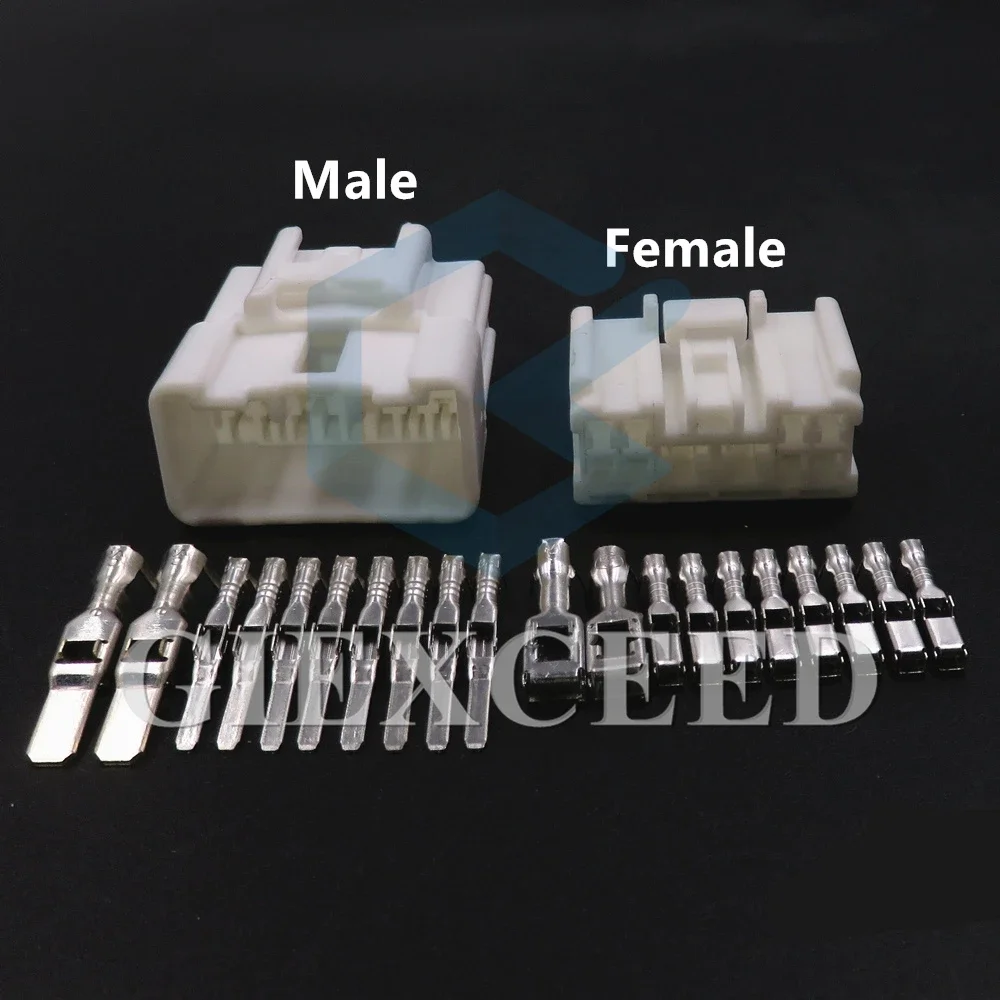 10 Pin 2.2 4.8 Series 6520-1150 Auto Male Female Wiring Terminal AC Assembly Socket 6520-1142 BH0607-08 Car Composite Connector