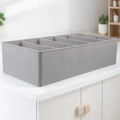 

Portable Currency Till Cash Register Insert Tray for Supermarket Shop Counter Business Hall Five Grids Cashier Box