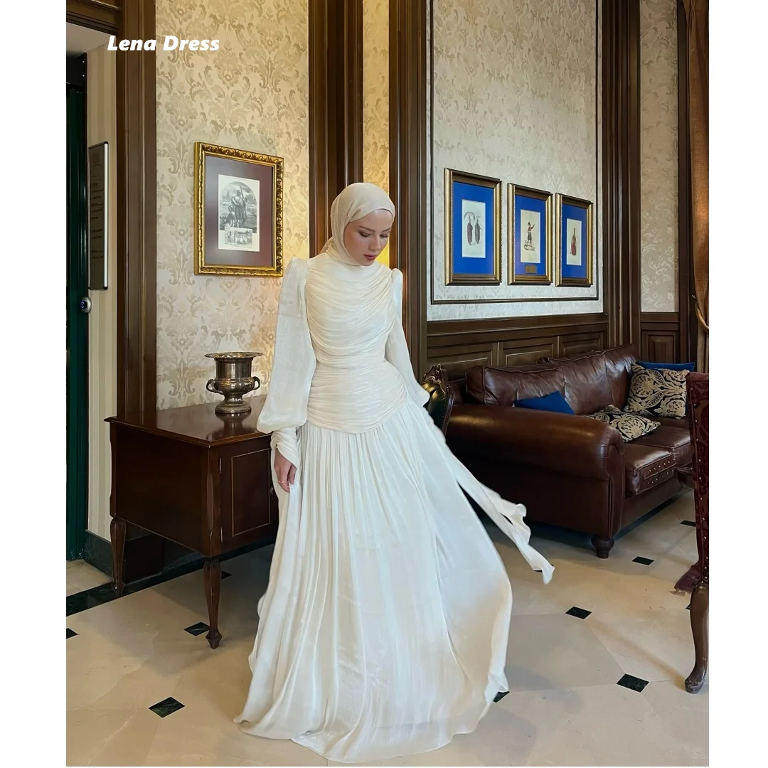

Lena Elegant Womens Evening Party Dresses for Special Occasions Custom Made Luxury Women's Elegant Party Dress Long Sleeves Prom