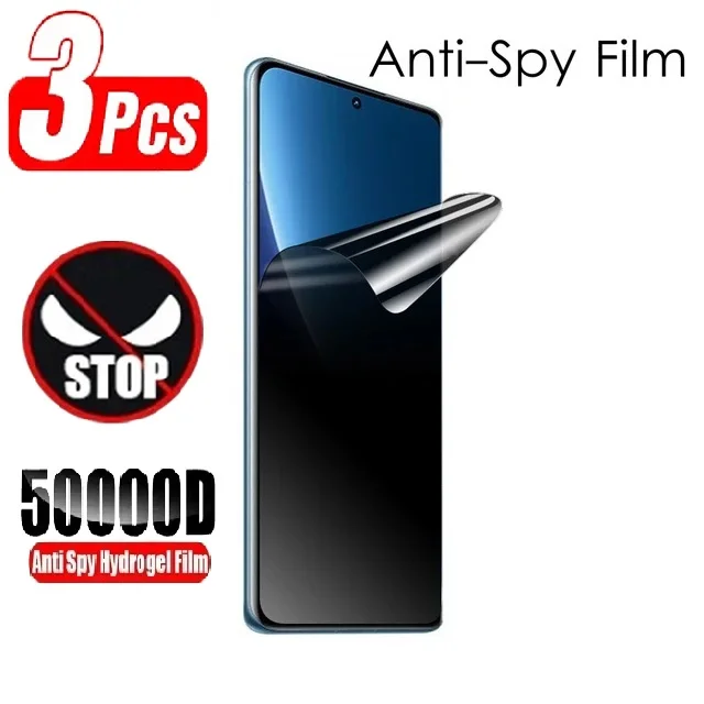 Protectores de pantalla para piezas, película de hidrogel para privacidad, para C33, C35, C3, C30S, C31, C11, C12, C15, C17, C21, C25Y, C30, C51, C53, C55, C67, 3 Realme