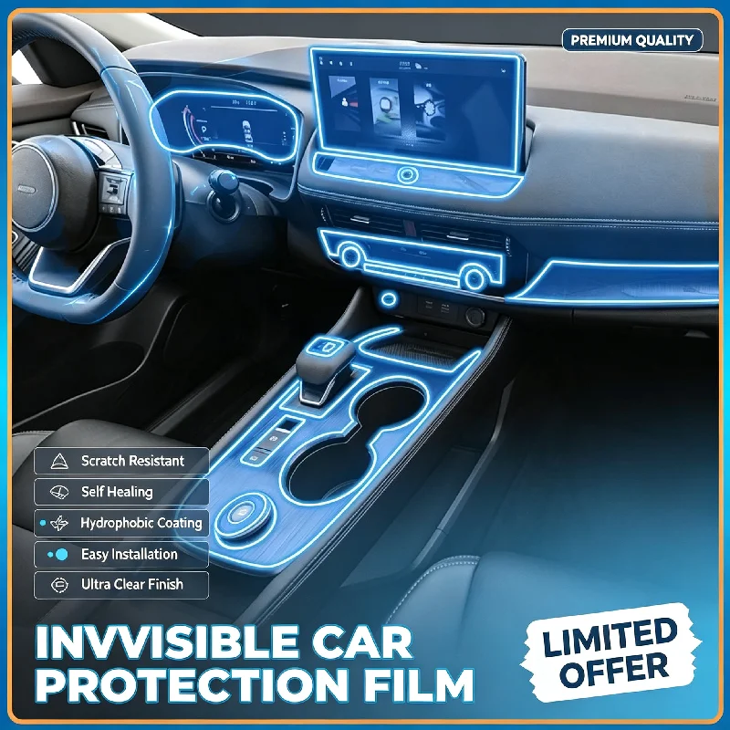 For 2023 X-Trail e-POWER full set super hybrid 4WD supreme interior film screen center console modification film
