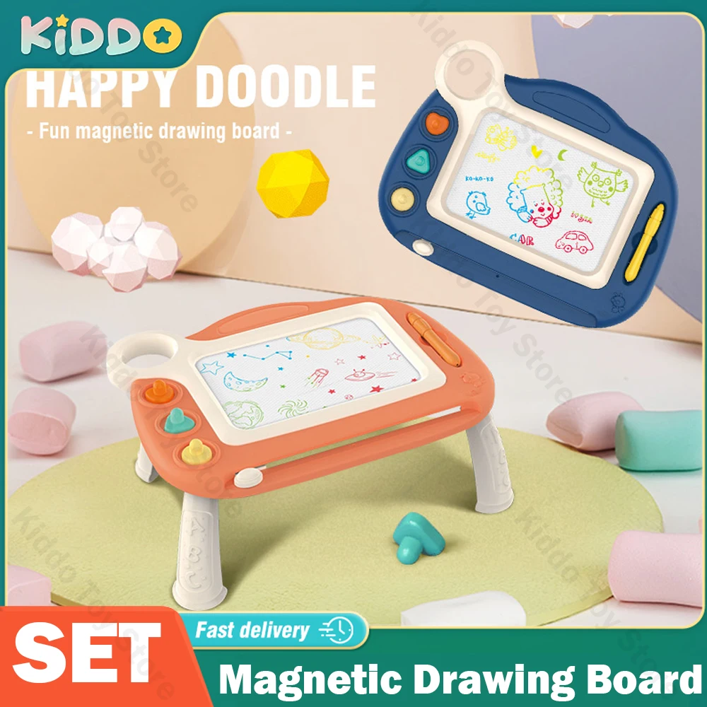 

Drawing Board For Kids Magnetic Drawing Board Toy Household Graffiti Board Baby's Writing Board Magnetic Color Painting Frame