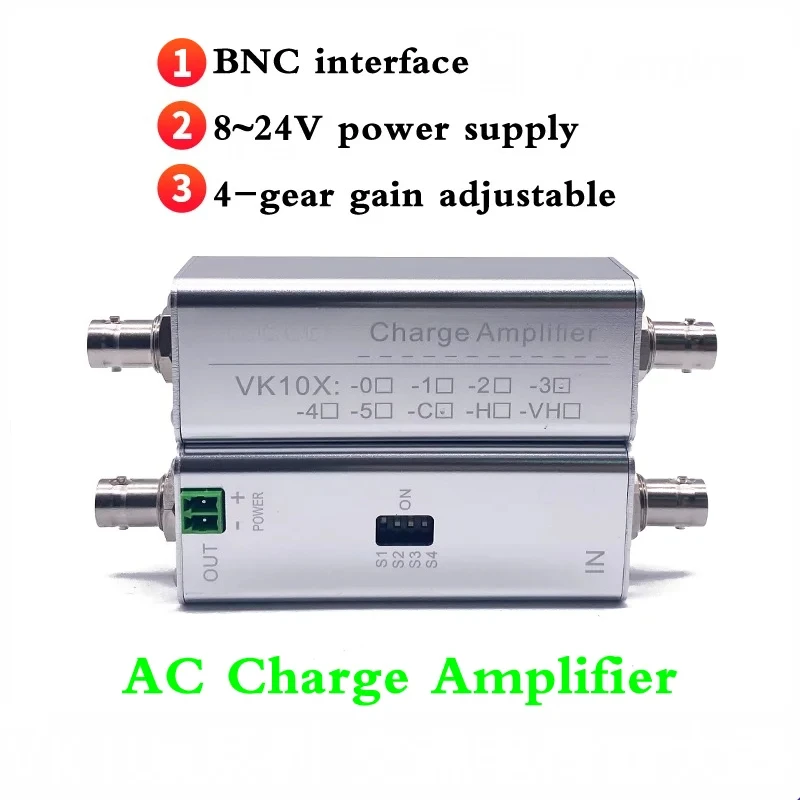 AC Amplifier Accelerometer Piezo PVDF Amplification Measurement