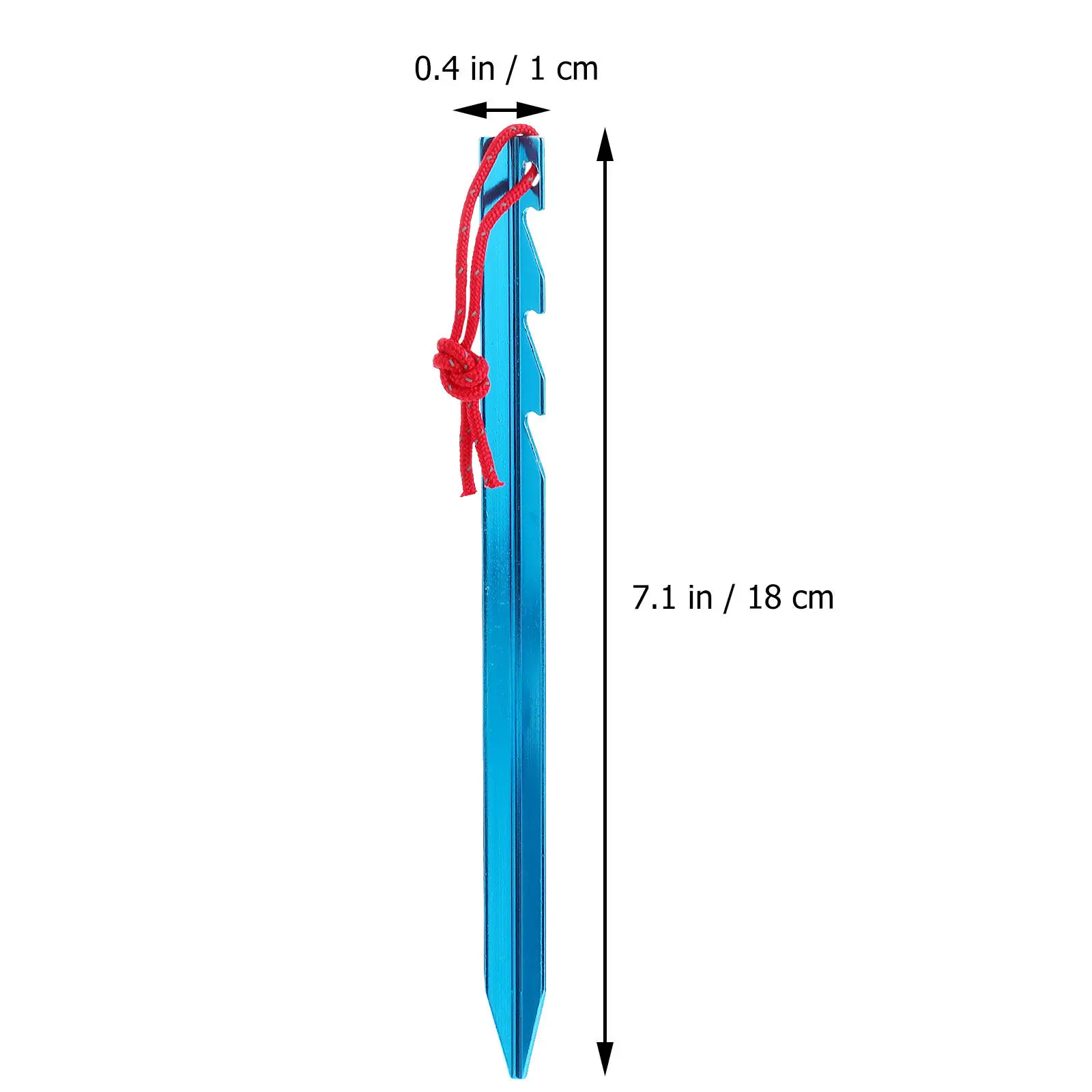5Pcs Tent Pegs Practical Lightweight Camping Accessories Easy Setup Tent Stakes Pins Outdoor Use Camping Accessories