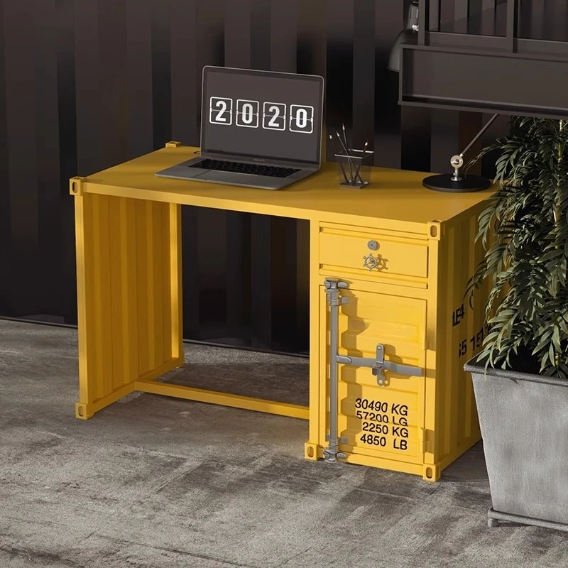 Industrial style desk, office multi-function work desk, study