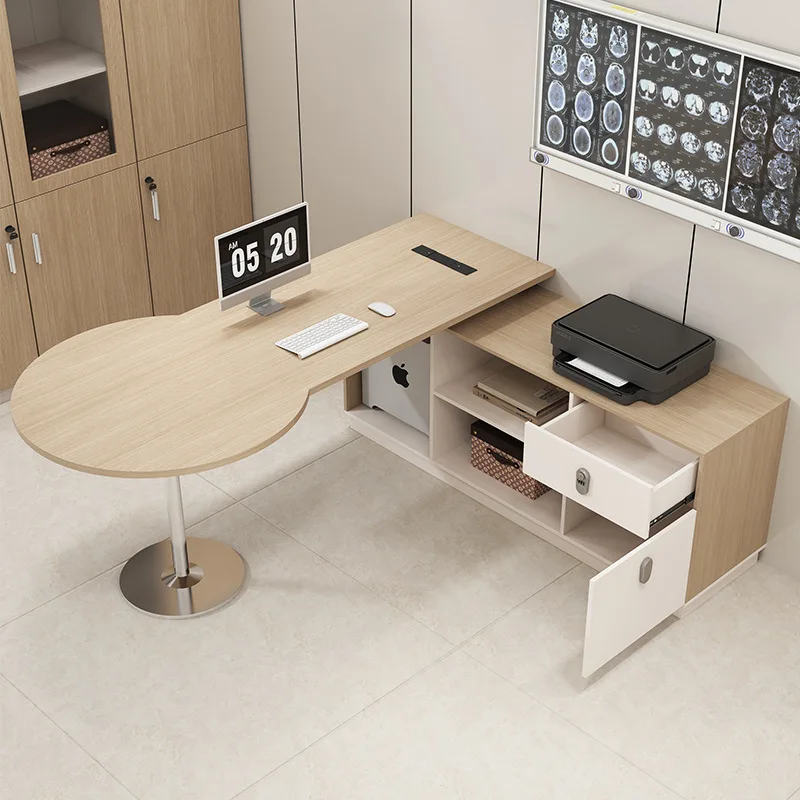 Hospital consultation table Doctor's desk Clinic Health center viewing desk Inquiry reception table