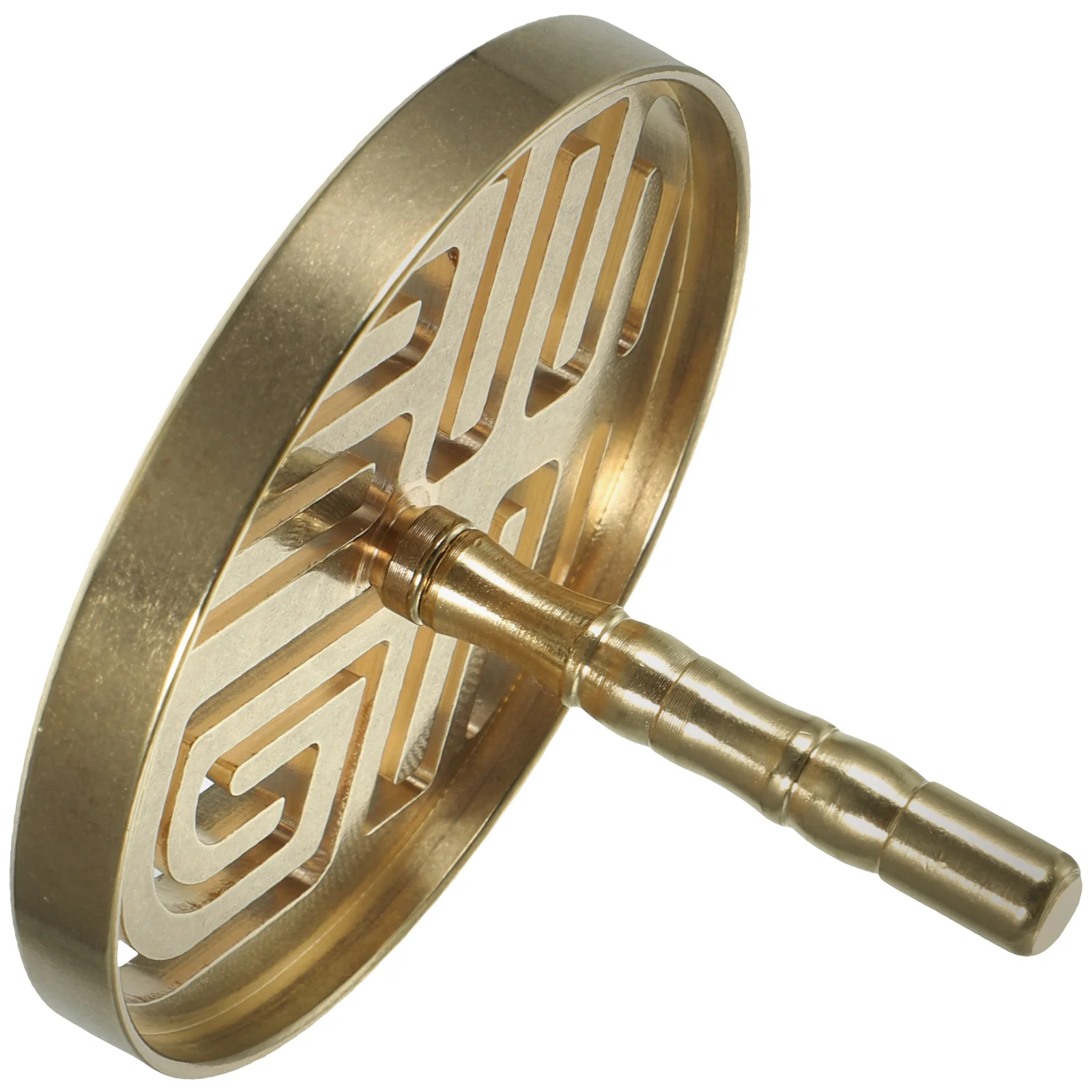 

Cone Incense Mold Printing Tool Golden Copper Seal for Home Office Temple Fine Workmanship Popular Practical Incense Ash Press