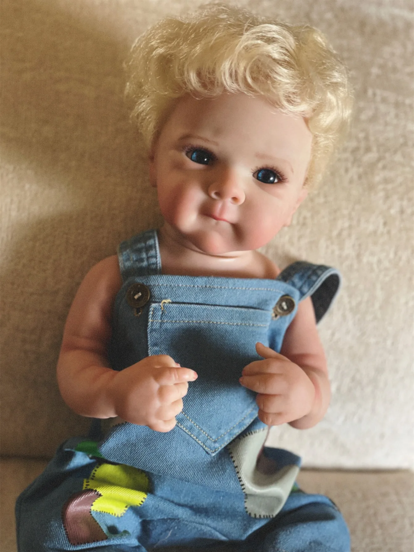 18 Inch Bettie Boy Reborn Doll Handmade Soft Touch Newborn Baby Doll For Children Birthday Gifts