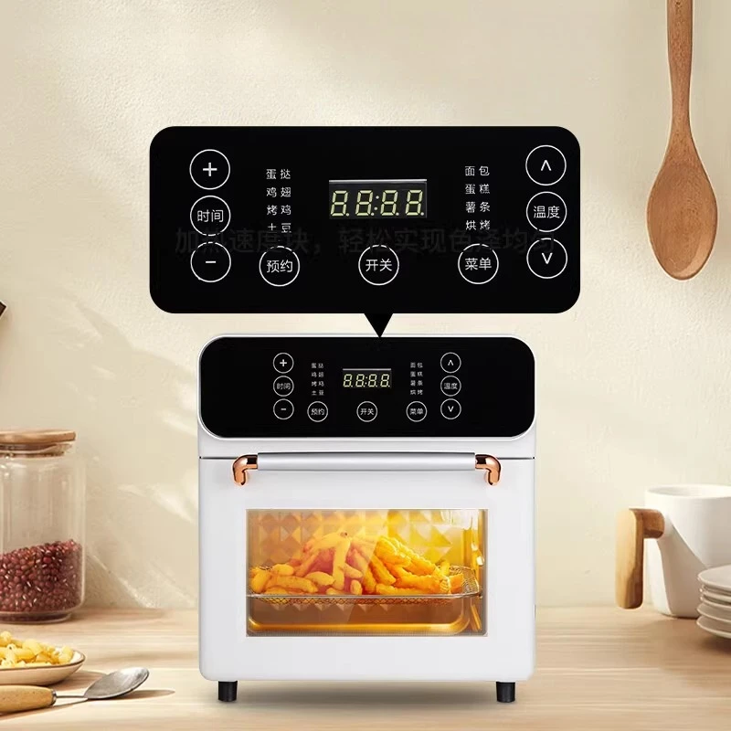 15L air fryer oven all in one machine household baking electric fryer visual large capacity electric oven  air fryer oven