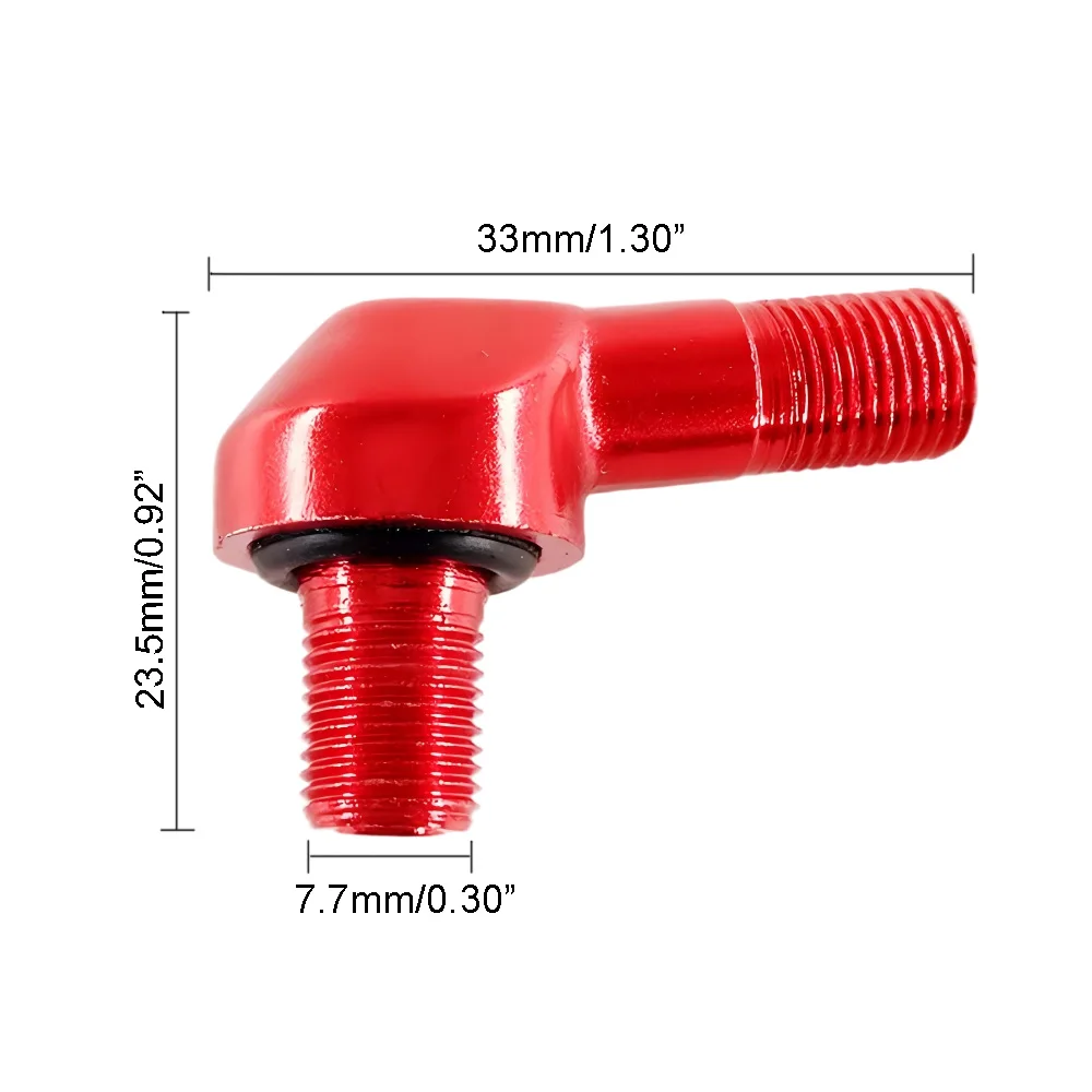 2 قطعة صمام إطار دراجة نارية ينبع ثقب حافة صغيرة 8.3 مللي متر الألومنيوم صمامات لايحتاج للدراجات النارية سبيكة الإطارات صمام ينبع اكسسوارات