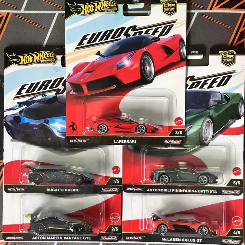 

2025 New Mattel Hot Wheels Model Car 1/64 Car Culture L Case Eurospeed Set Die-Cast Model Collection Alloy Car Toy Birthday Gift