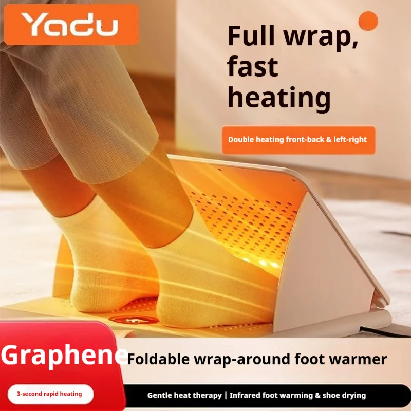 Usb Double Sided Electric Foot Warmer With Machine Washable & 8 Hrs Timer Feet Heating Pads Non-Slipelectric Heated Warmers
