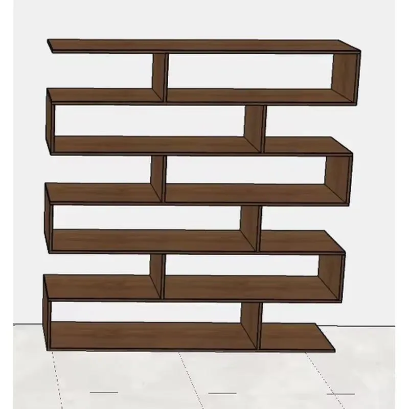 Wooden Bookshelf Display Cabinet for Bookstore Stationery Store Library Retail Furniture