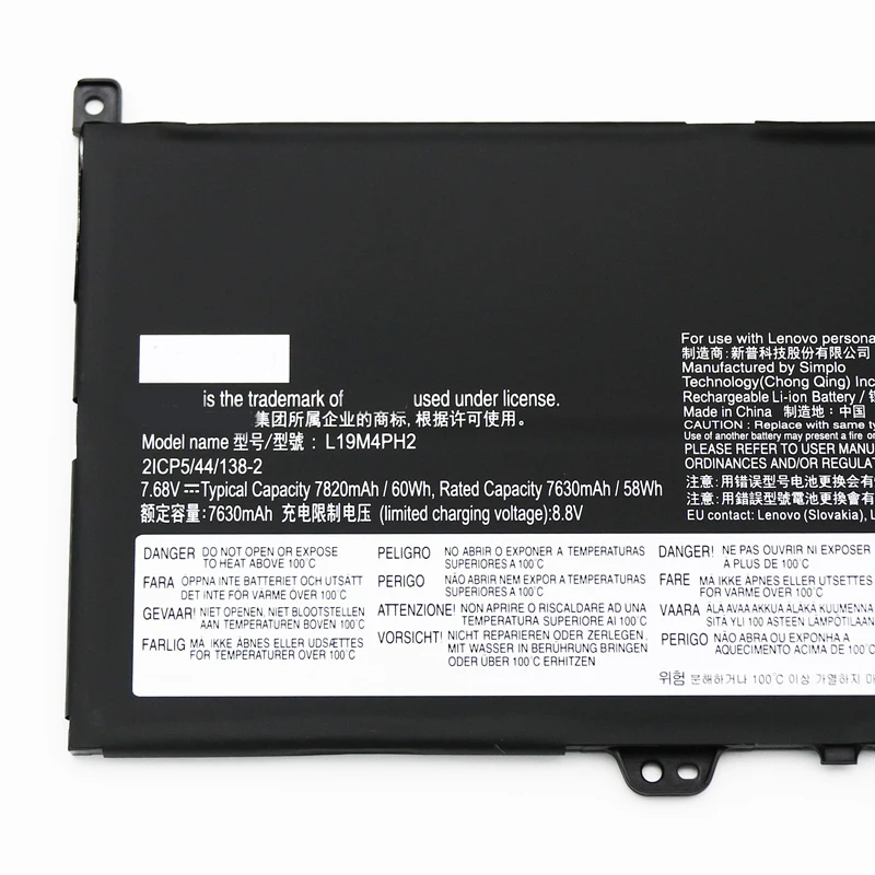 Imagem -02 - Supstone Original L19c4ph2 L19m4ph2 Bateria do Portátil para Lenovo Yoga 914itl582bg001nau 5b10z33896 5b10z33895 Sb10z3389