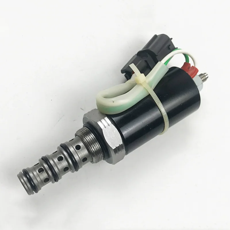 For Kobelco Hydraulic pump proportion Solenoid valve SK120-5/200-5 walk rotation leader safety lock Solenoid valve