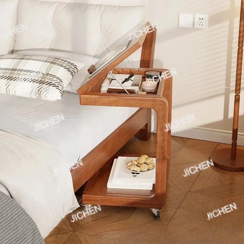 

HSSofa сторона несколько мобильных небольших журнальных столиков из цельного дерева, несколько мест для гостиной, высококачественная спальня, многофункциональная раскладушка, прикроватная тумбочка