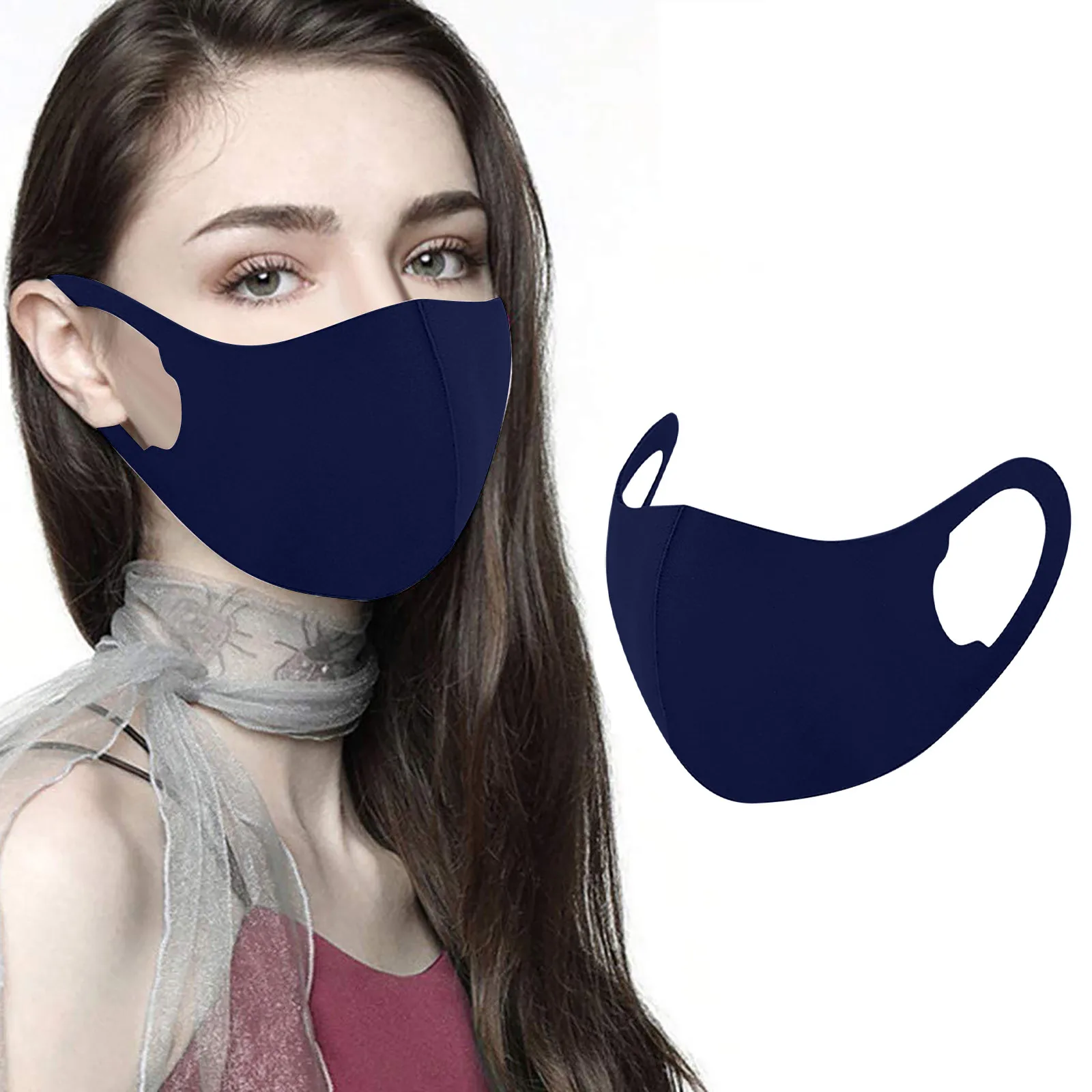 Essential Comfortable Mask For Long-Distance Travel Unisex Washable Reusable 3d Design Mask Fashionable Women'S Minimalist Mask