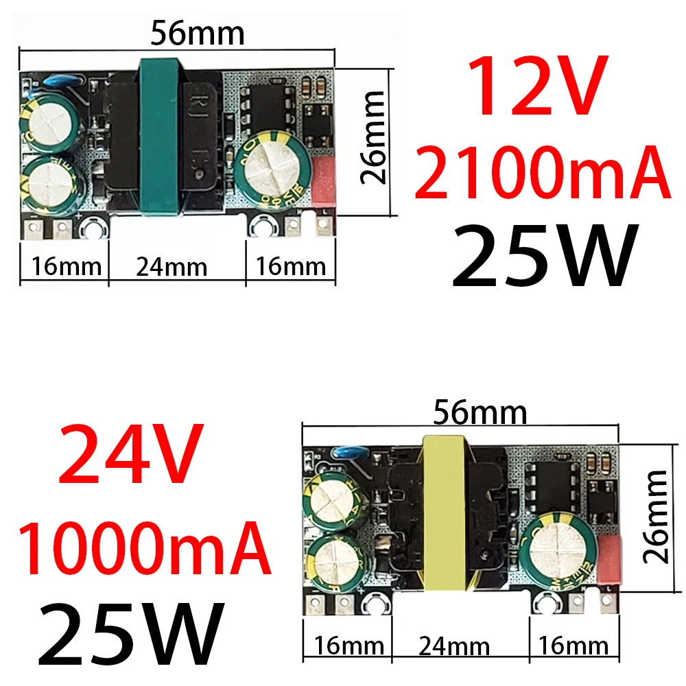 AC-DC 5V 2000mA 12V 1000mA 24V 500mA 10W Convertitore buck di precisione AC 220V a 5V DC step down Modulo di alimentazione trasformatore