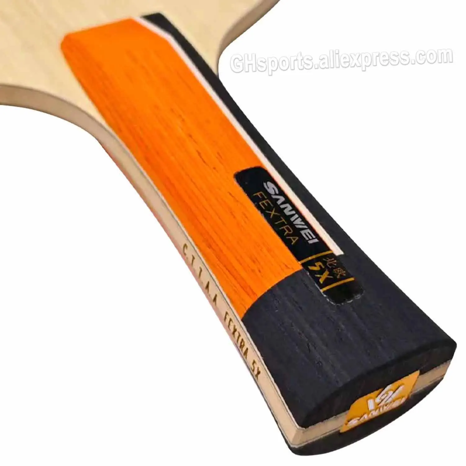 

SANWEI FEXTRA 5 X Ракетка для настольного тенниса из базальтового волокна, основание для пинг-понга 5+2, FEXTRA5 X