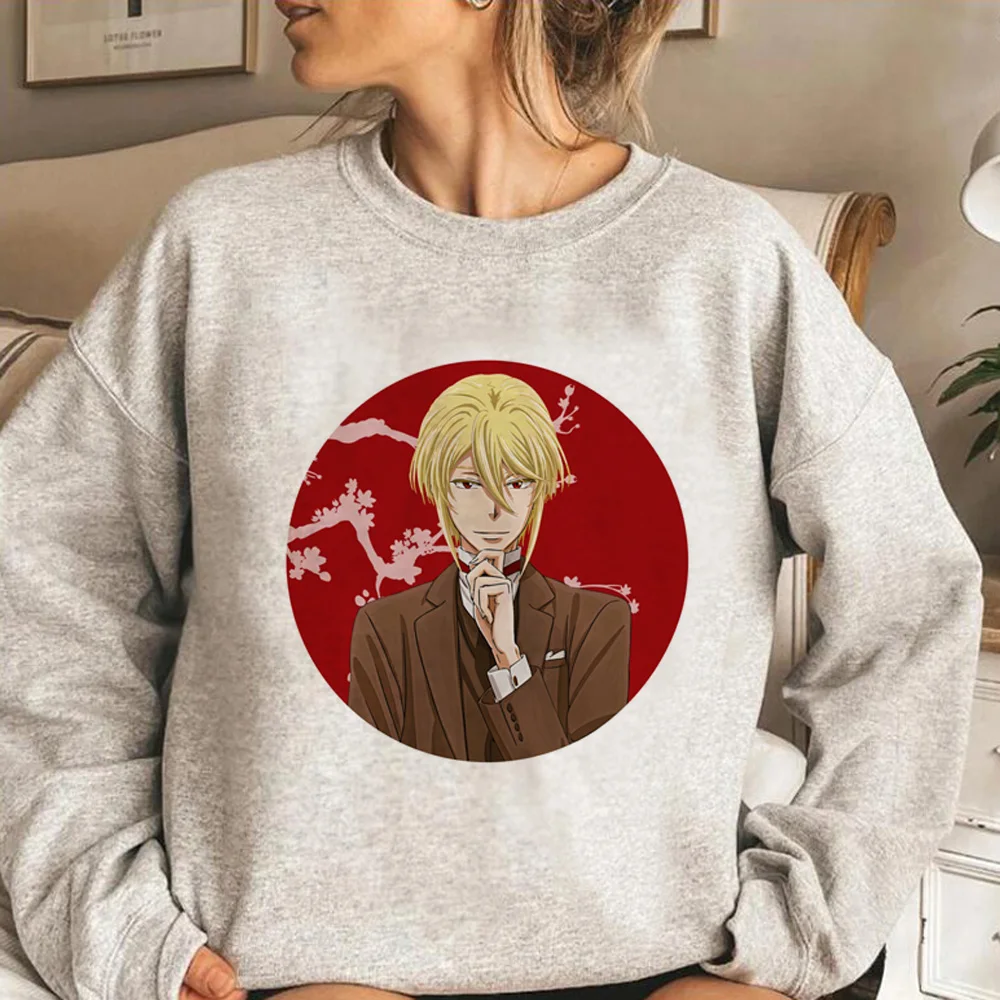 

Moriarty the Patriot hoodies women 90s graphic Fleece anime sweatshirts pulls women long sleeve top pulls