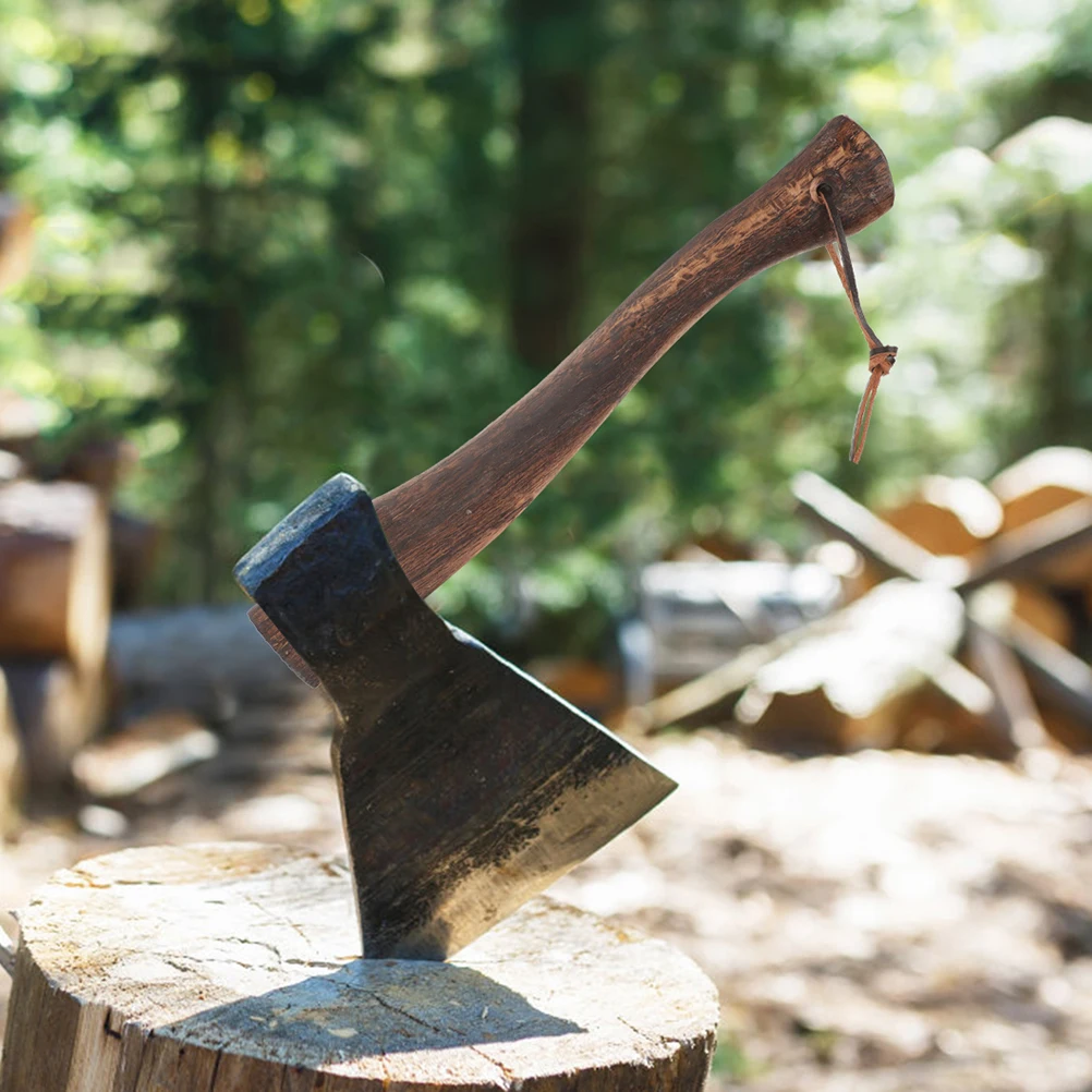

Replacement Axe Handle Wooden Sturdy Non-Skid Wood Handle For Hatchet Grip Outdoor Firewood Gardening Hunting Mini Axe Part