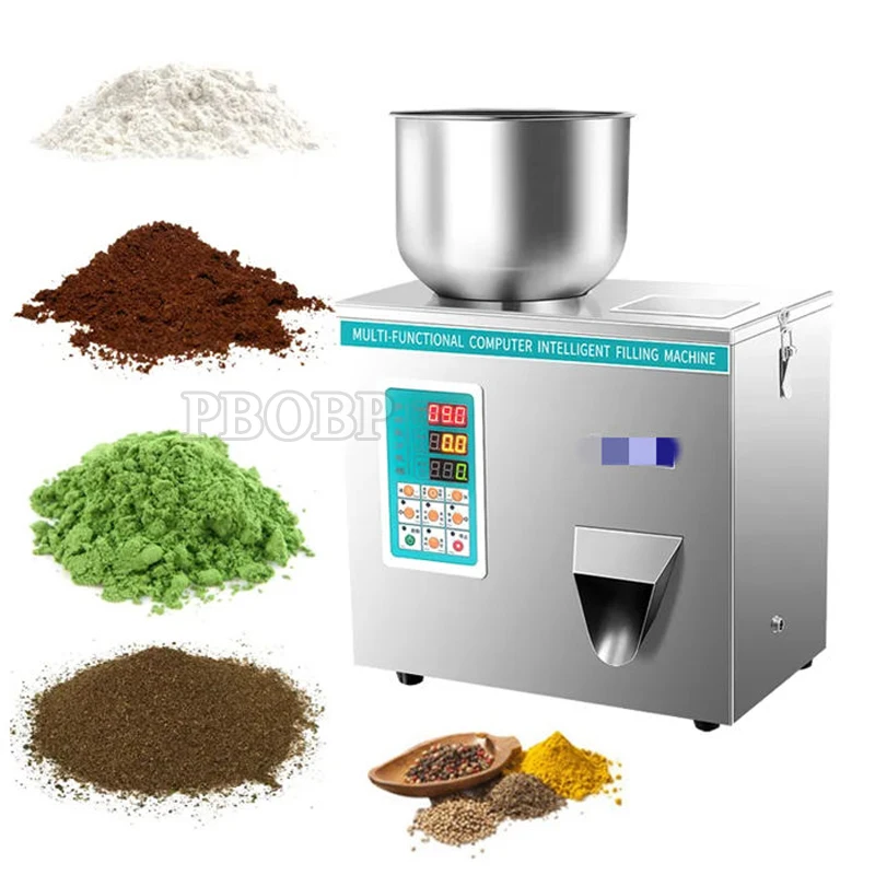 PBOBP Semi Auto Stainless Steel Particle Powder Bag Weighing Filling Machine for Tea and Coffee Bean/Rice Filling Machine