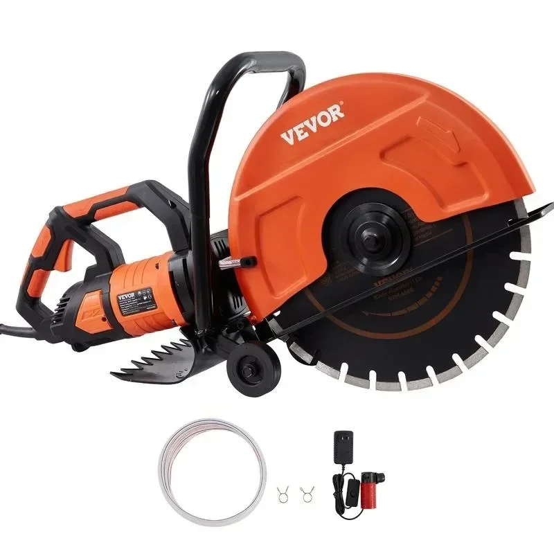 VEVOR Electric Concrete Saw, 16 in, 3200 W 15 A Motor Circular Saw Cutter with Max. 6 in Adjustable Cutting Depth