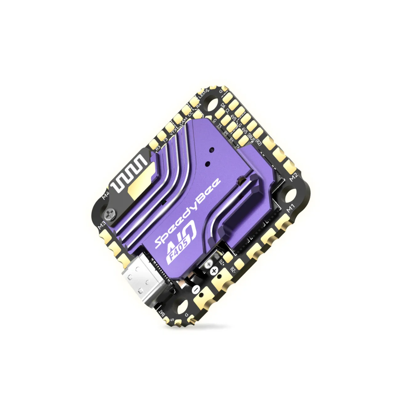 SpeedyBee F405 AIO 40A ESC Bluejay 25.5x25.5 3-6S Flight Controller / Bluetooth / ICM-42688P / Barometer / OSD / 25.5MM For FPV