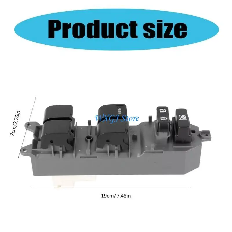 37JE 8482012520 Car Power Window Height Adjuster Auto Glass Elevating Device Lifter Control Switch Push Button High Strength