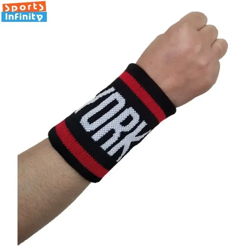 UNISEX Cotton Printed Sport Wrist Band Sweat Absorbing Thickened Wrist Brace Wrist Support for Gym Basketball Volleyball Tennis