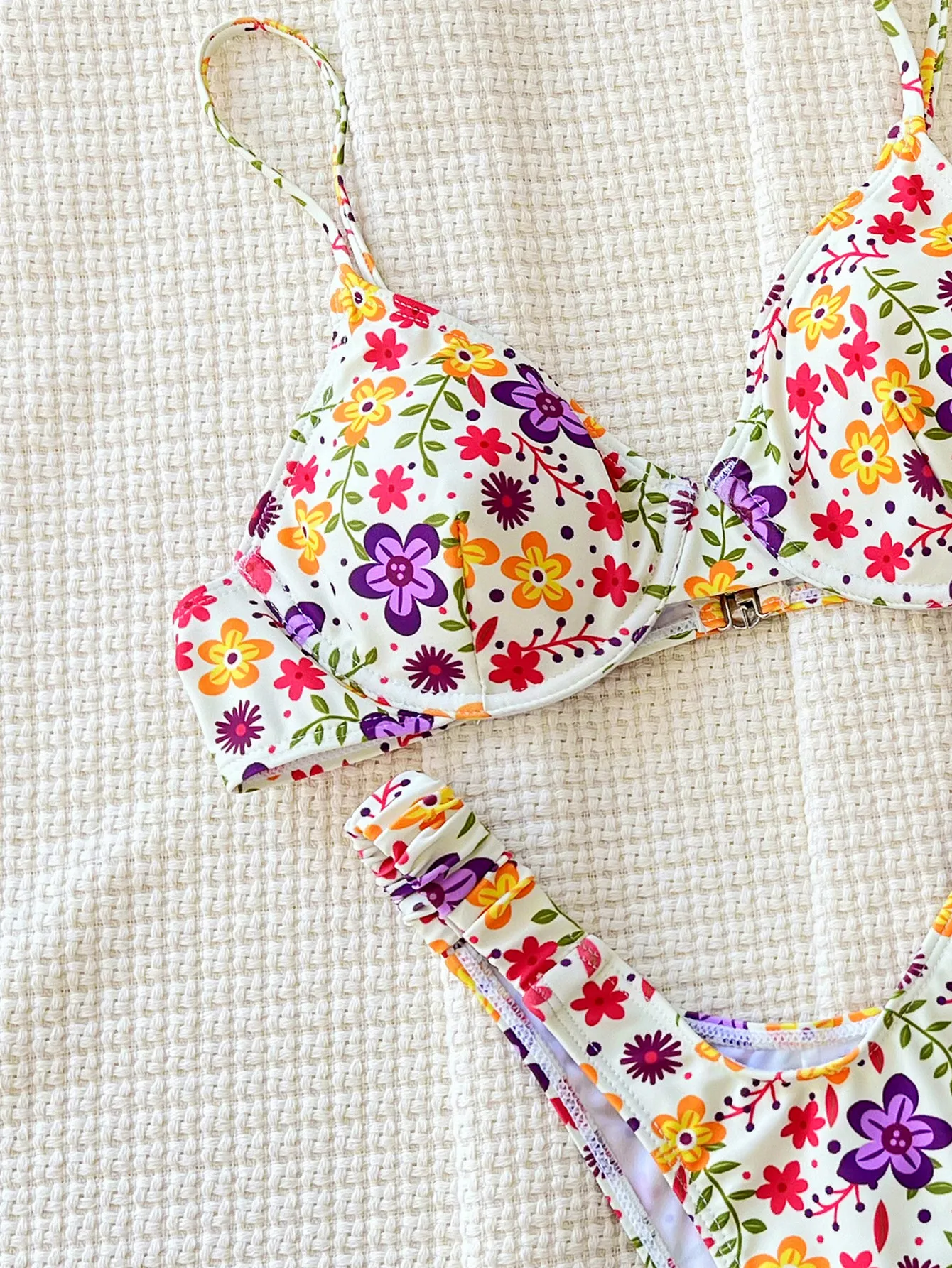 Sexy Printed Underwired Halter Bikini 2024 Women Swimwear Female Swimsuit Two-pieces Bikini set Bather Bathing Suit Swim Lady