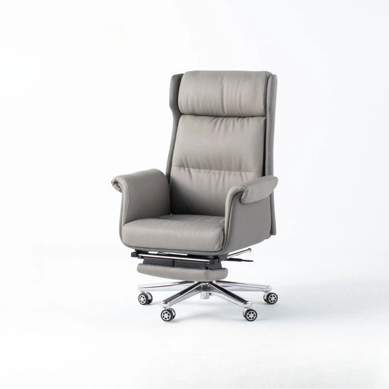 Office Leather Boss Chair Comfortable Classroom Chair Ergonomic Computer Chair