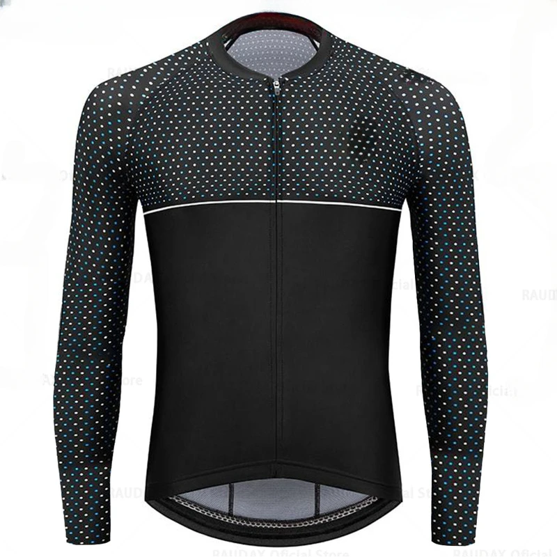 Men Summer Breathable Long Sleeve Cycling Jerseys MTB Bicycle Cycling Clothing Spring Autumn Maillot Ciclismo Mountain