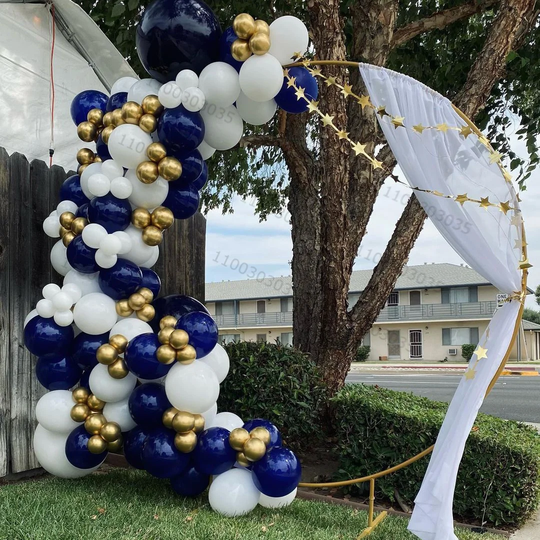 

Navy Blue Gold Balloons Garland Kit White Latex Ball Birthday Wedding Baby Shower Anniversary Party Decors Globos Kids Gifts
