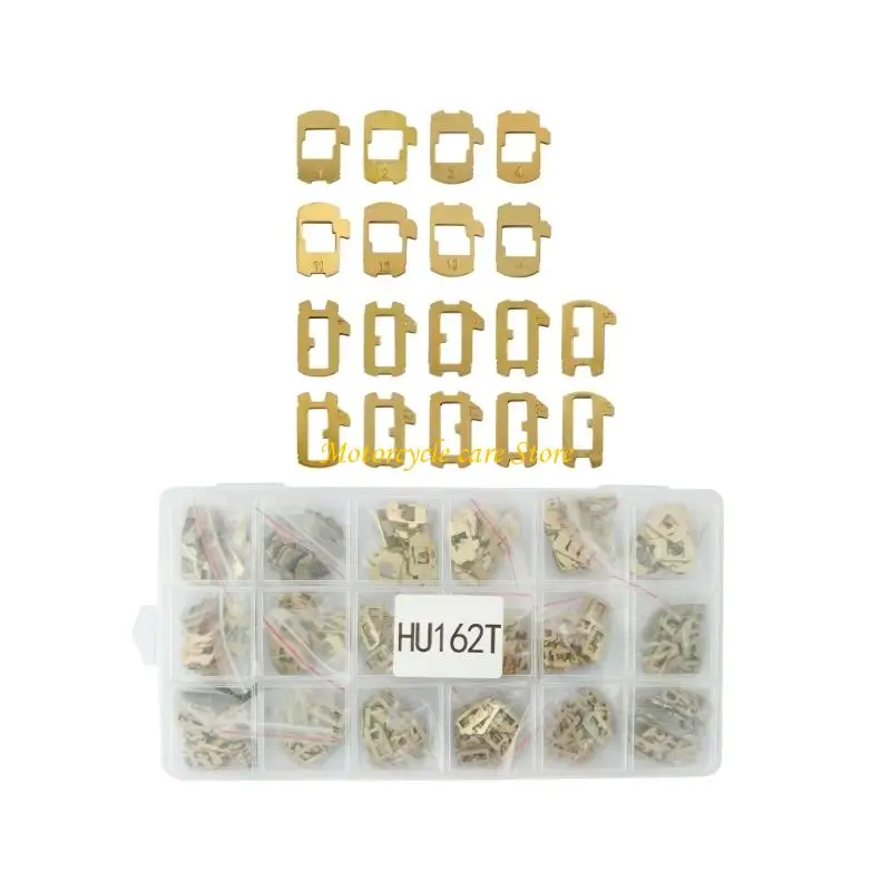 U75F Automotive Door and Starter Lock Repair Wafers, Brass Parts Set for Vehicle