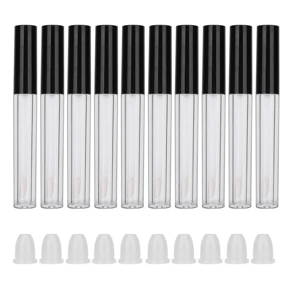 

2.5ML 10PCS Empty Lip Gloss Tubes - DIY Plastic Lipstick & Lip Balm Containers, Round Sample Bottles