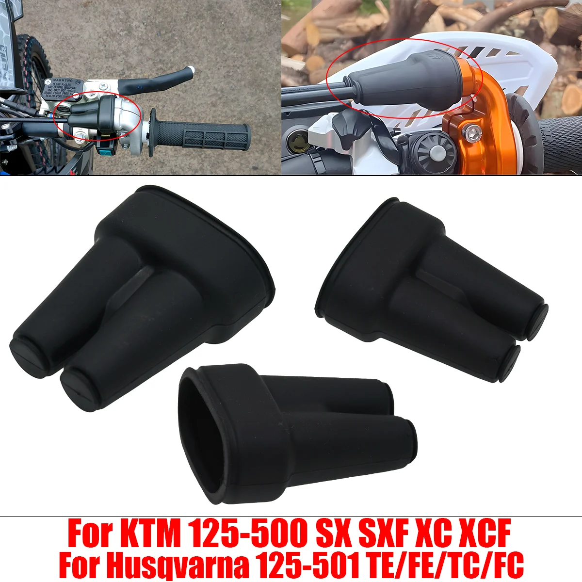 High quality Offroad Motocross Throttle Cable Guard Cover Protector For Husqvarna FC TC TE TE-i FE TX FX 125-501 Gas Gas EX