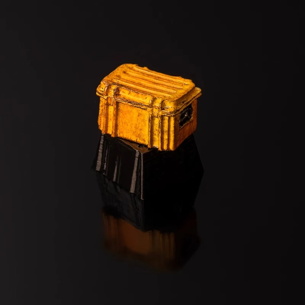 Weaponry Case Keycaps Game Cool Custom Artisan Keycap Full Blue Quenching Resin Keycaps for Mechanical Keyboard Game Accessories
